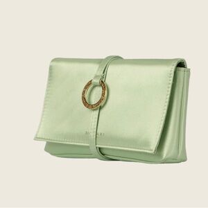 Bvlgari Parfums Perfume Clutch Bag Light Green/Teal